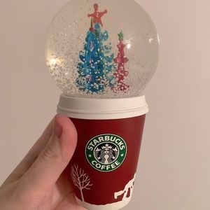 Starbucks snow globe